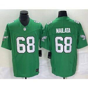 Mens Youths Kids Womens Jordan Mailata Green Vapor Stitched Jersey
